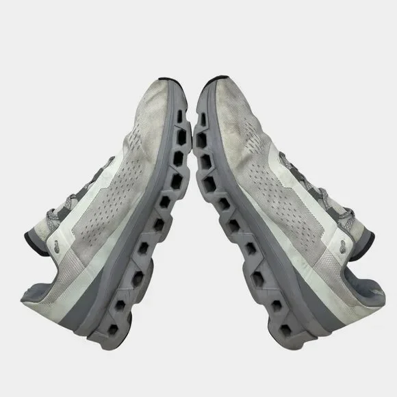 On Sneakers Mens 13 Gray Cloudmonster Running Ice Alloy Activewear 61.97788
